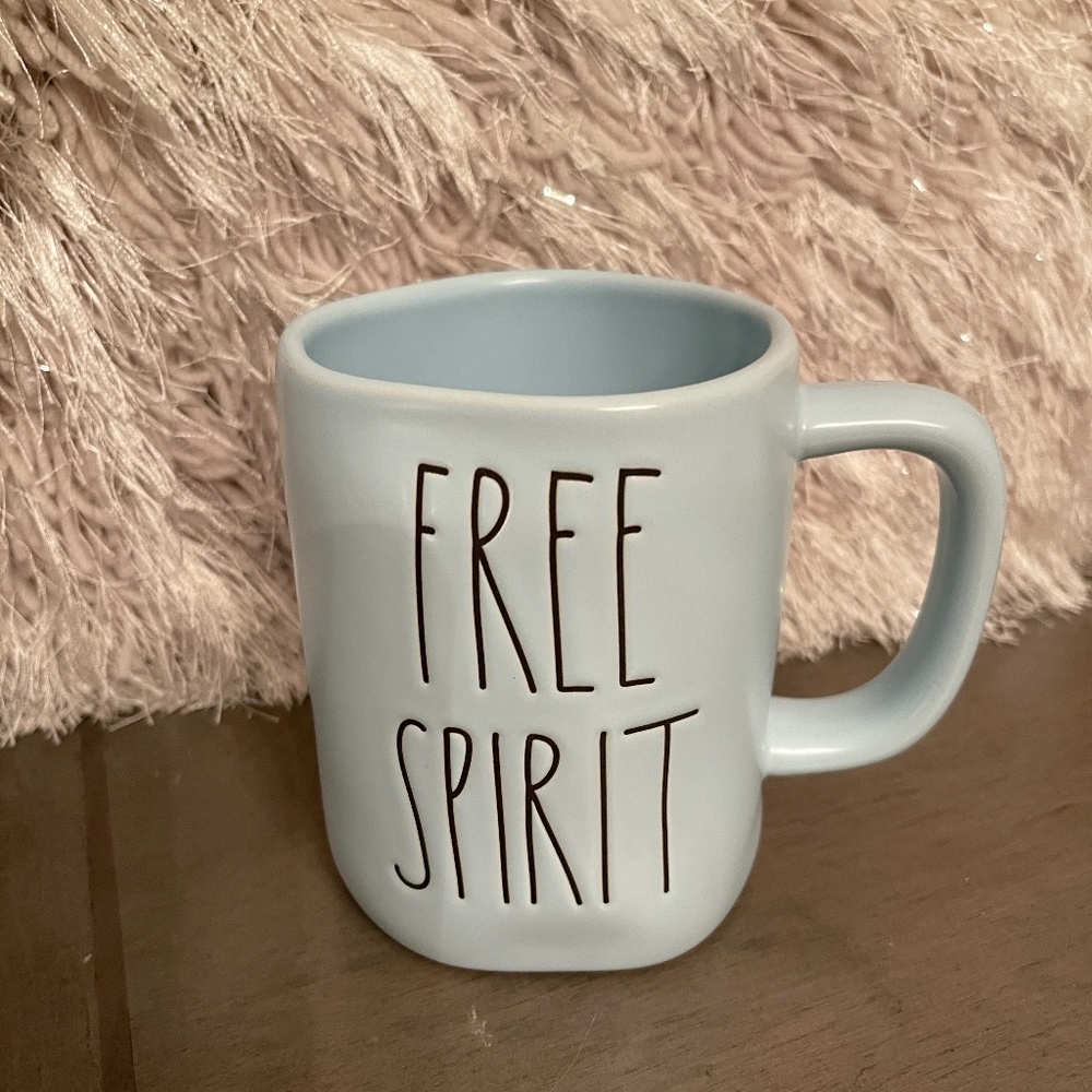 Rae Dunn “Free Spirit” Blue Mug-NEW
